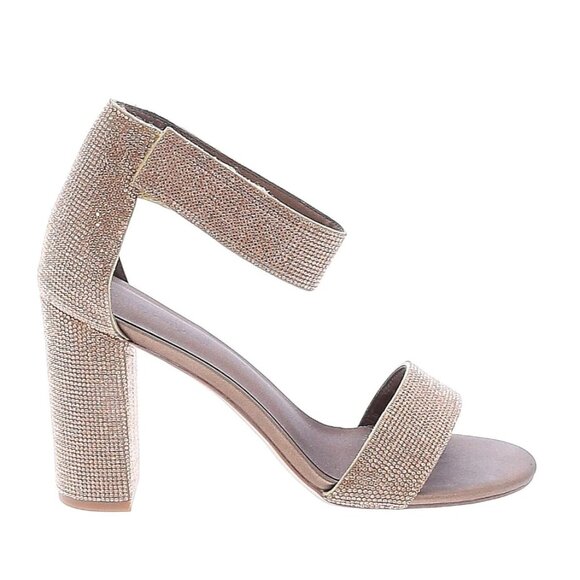 Jeffrey Campbell Pink Rhinestone Heels, Size 8 - Picture 3 of 4